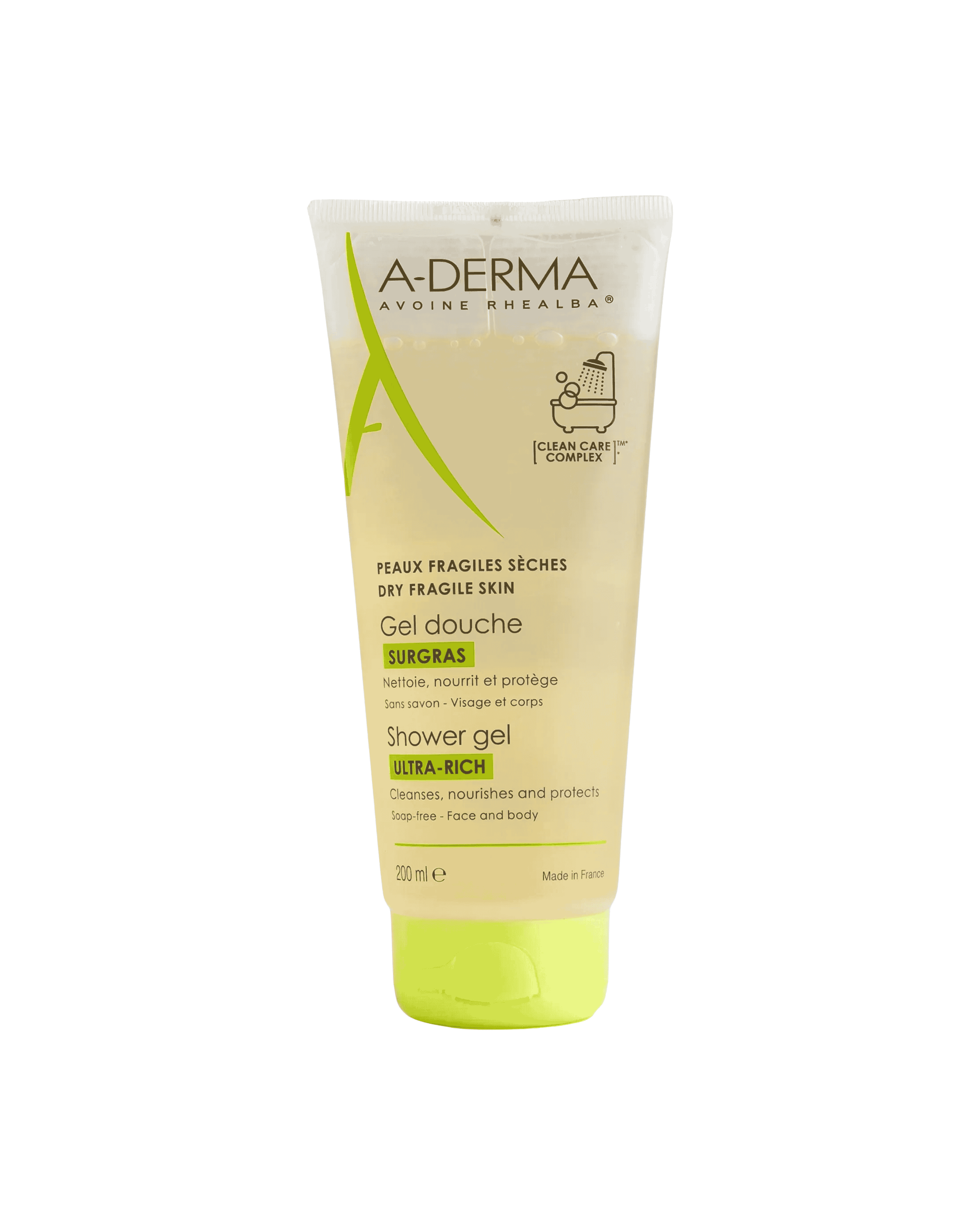 A-derma Superfatted Soap free shower gel 200ML