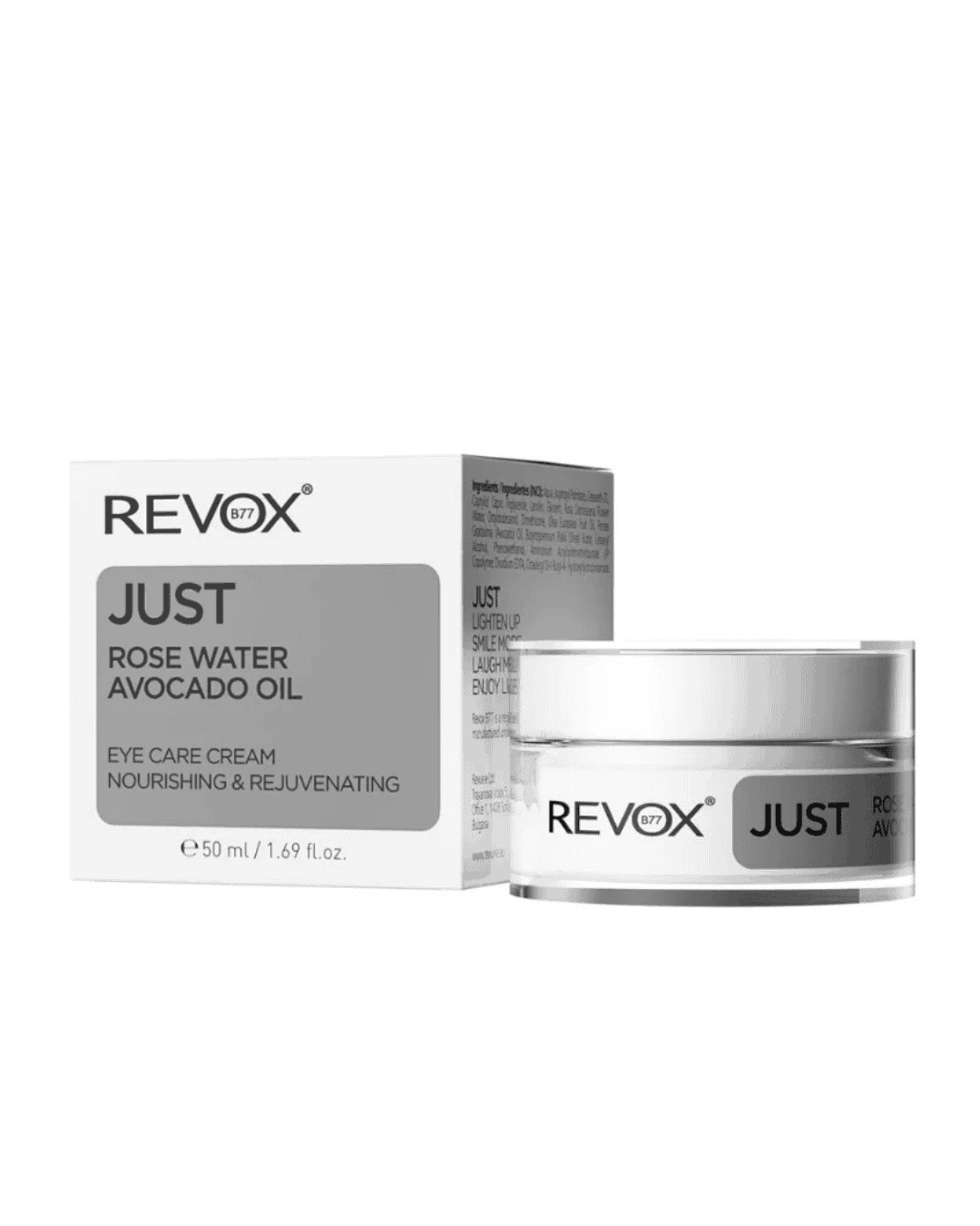 REVOX B77 JUST ROSE WATER AVOCADO OIL EYE CARE CREAM, 50 ml