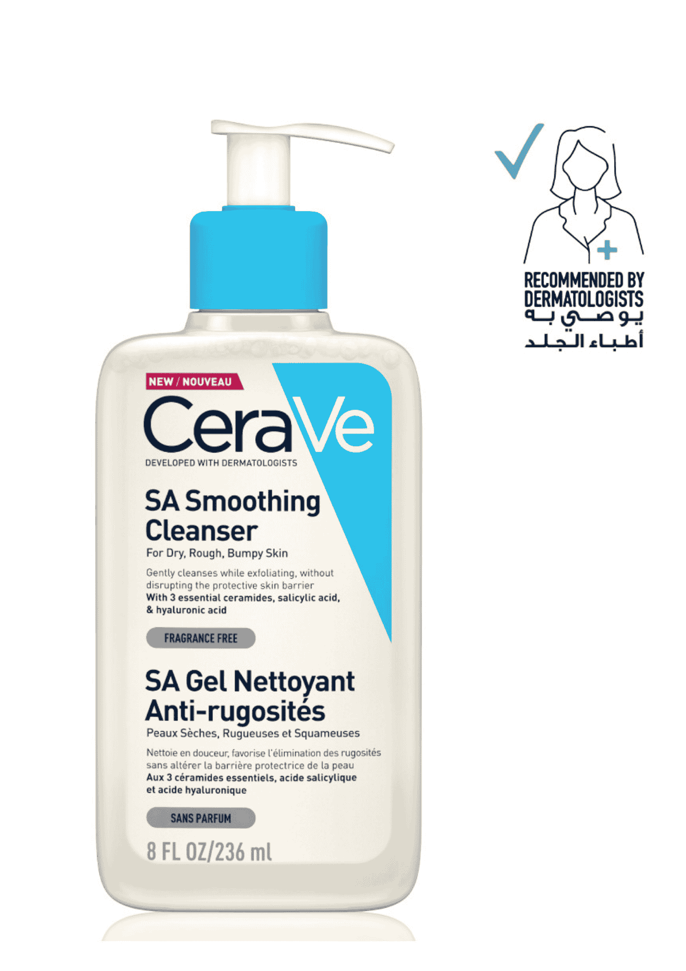 CeraVe SA Smoothing Cleanser for normal, dry and rough skin 236ml