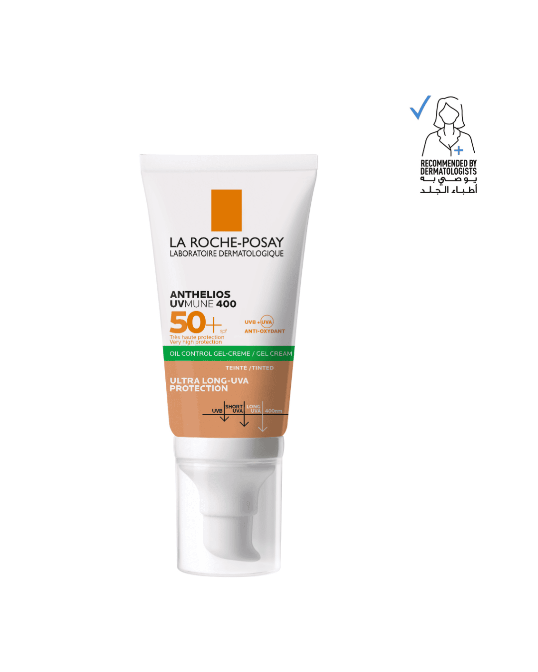La Roche-Posay Anthelios UVMune 400 Tinted Oil Control Gel Cream SPF 50+ 50 ml
