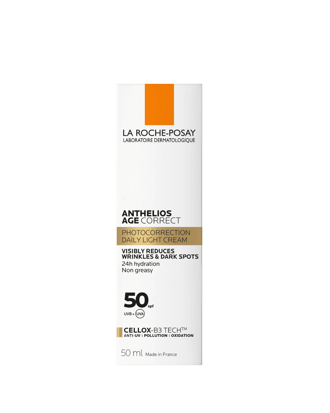 La Roche Posay Anthelios Age Correct SPF50 Anti Ageing Invisible Sunscreen with Niacinamide 50ml