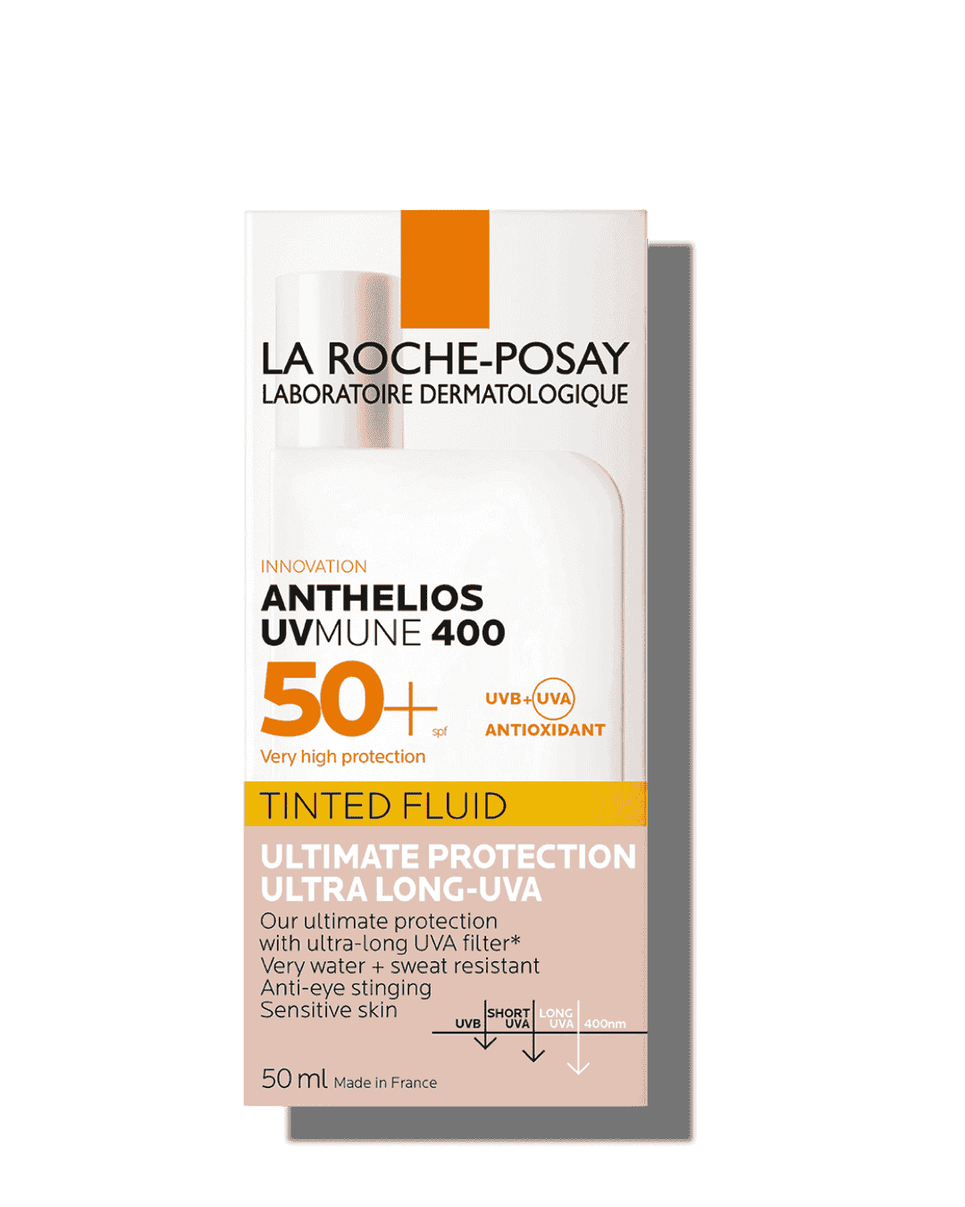 La Roche-Posay Anthelios UVMune 400 Invisible Tinted Sunscreen SPF50+ 50ml