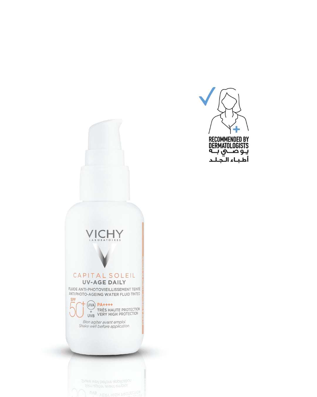 Vichy Capital Soleil UV - Age Tinted Anti Ageing Sunscreen SPF 50+ with Niacinamide 40ml
