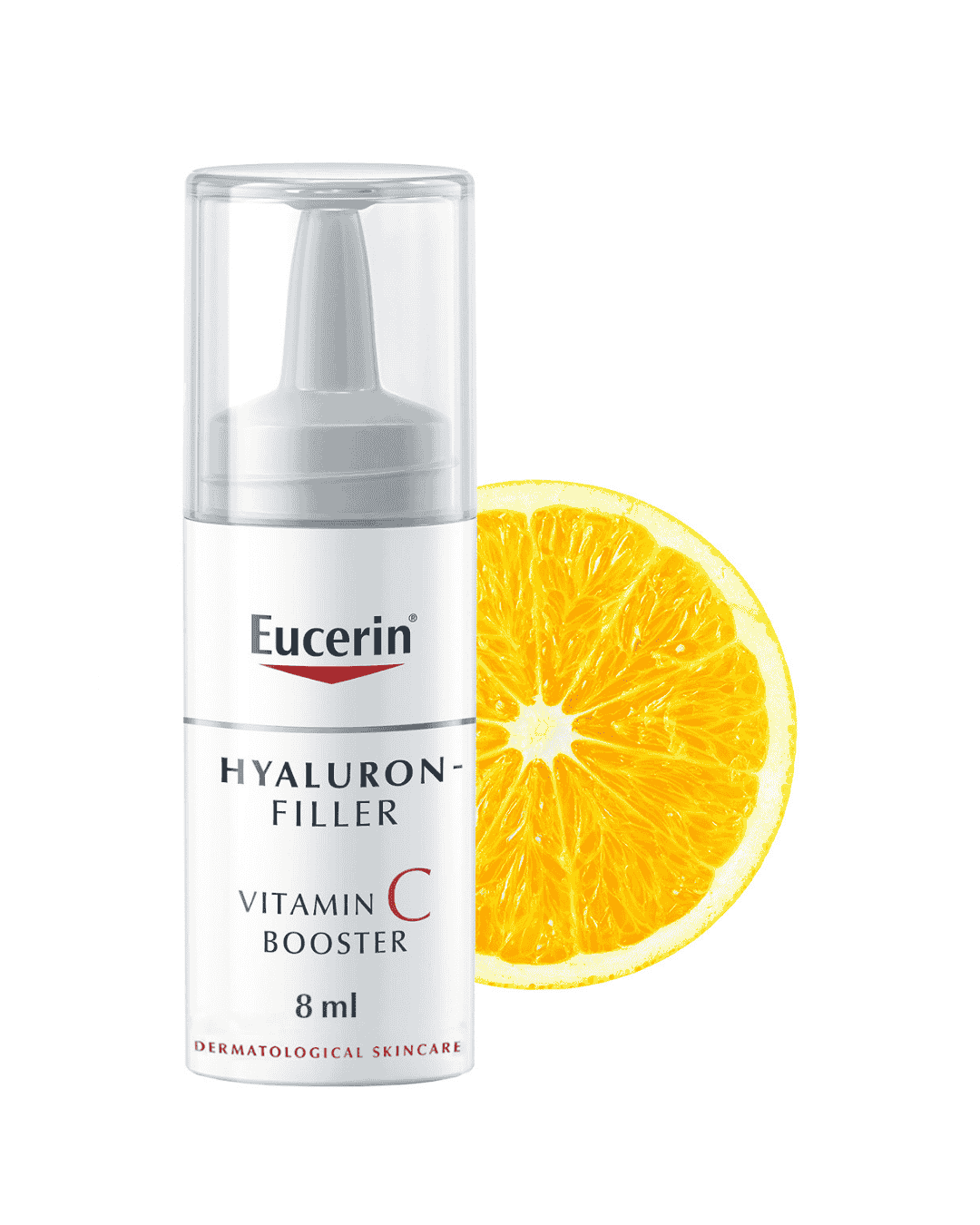 Eucerin Hyaluron Filler Anti-Aging Face Serum Vitamin C Booster with Hyaluronic Acid, Plumps up Deep Wrinkles, for Fresh and Radiant Skin, Suitable for All Skin Types, 3 x 8ml