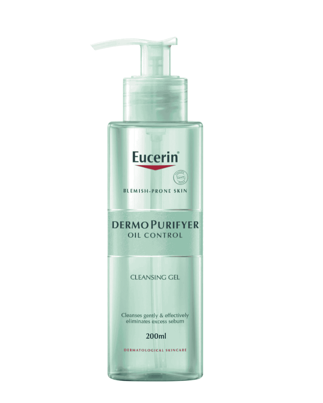Eucerin DermoPurifyer Oil Control Face Cleansing Gel for Blemish & Acne-Prone Skin, Removes Excess Sebum, Dirt and Makeup, Fragrance-Free, Soap-Free, Suitable for Blemish and Acne-Prone Skin, 200ml