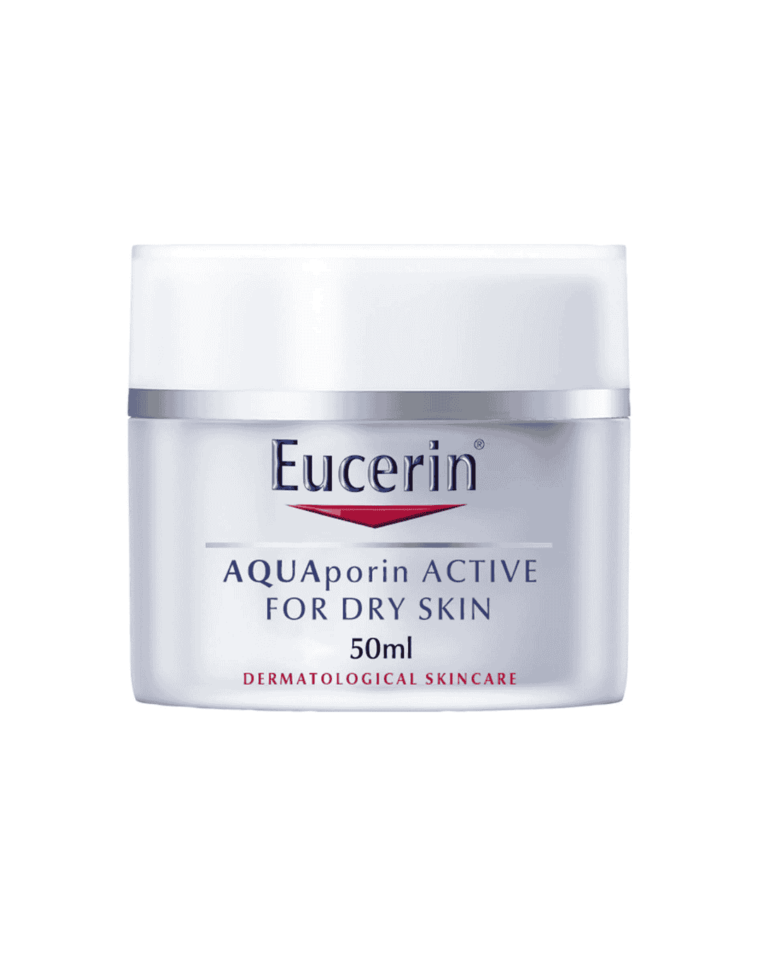 Eucerin Aquaporin Active Rich Face Day Cream with Gluco-Glycerol and Hyaluronic Acid, Refreshing Face Moisturizer for 24-hour Hydration, Non-Comedogenic, for Dry Skin, 50ml