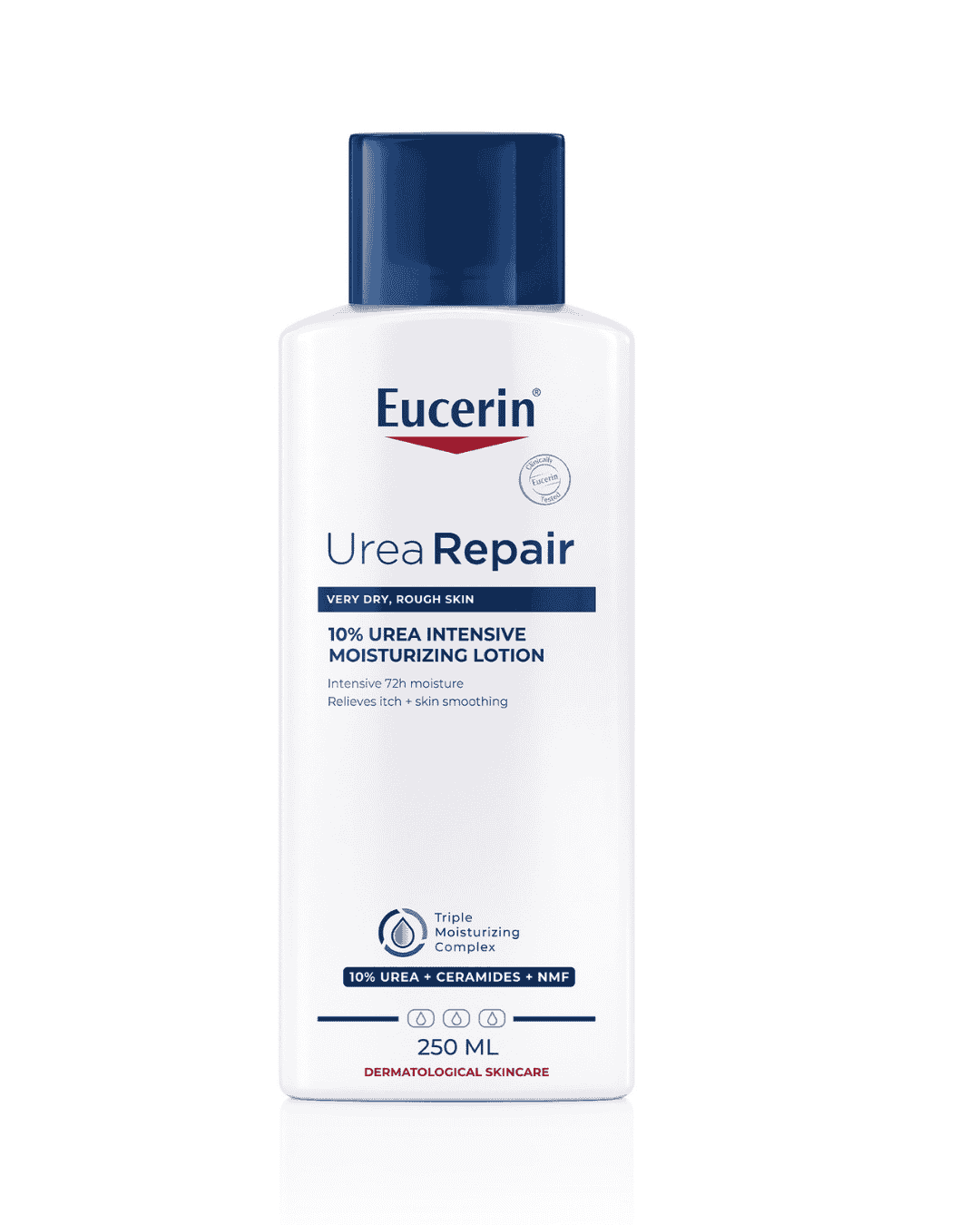 Eucerin UreaRepair Plus 10% Urea Body Lotion with Ceramide, Immediate 48-Hour Relief for Dry Skin, Daily Body Moisturizer for Very Dry and Dehydrated Skin, Suitable for Mature & Diabetic Skin, 250ml