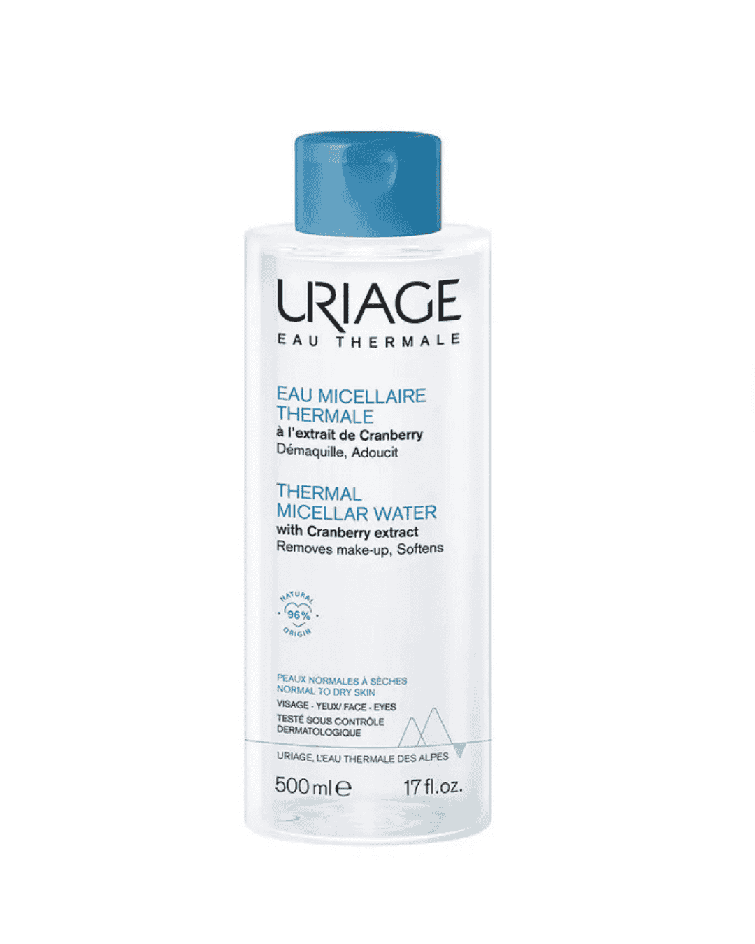 Uriage Hygiene Thermal Micellar Water - Normal to Dry Skin 500ml