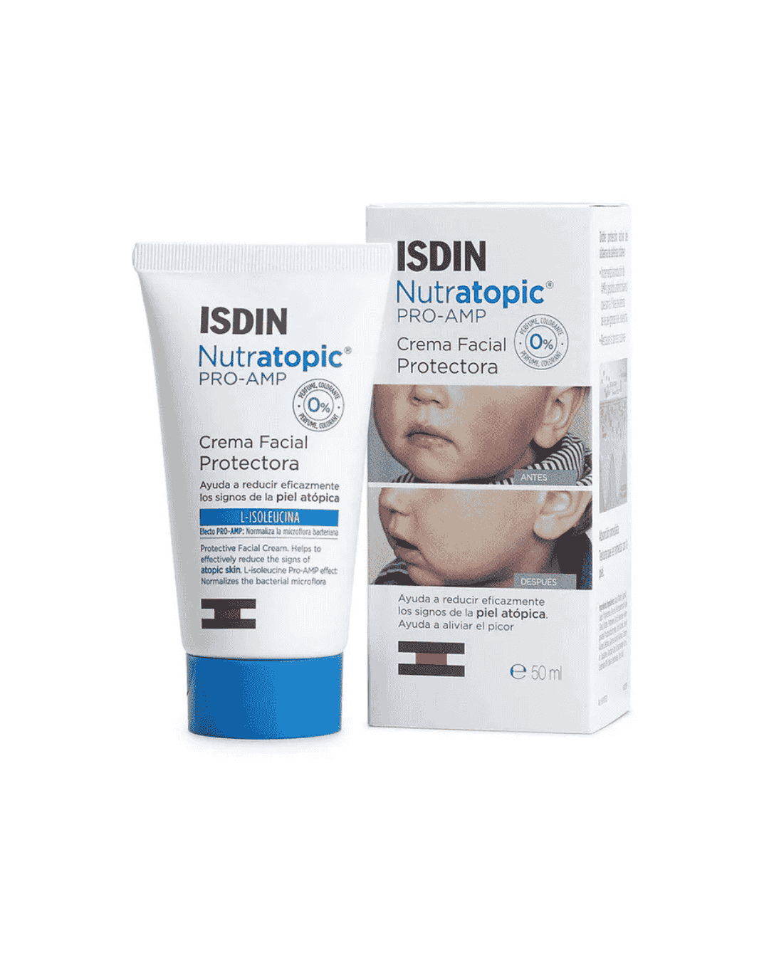 Isdin NUTRATOPIC PRO-AMP FACIAL CREAM 50ml