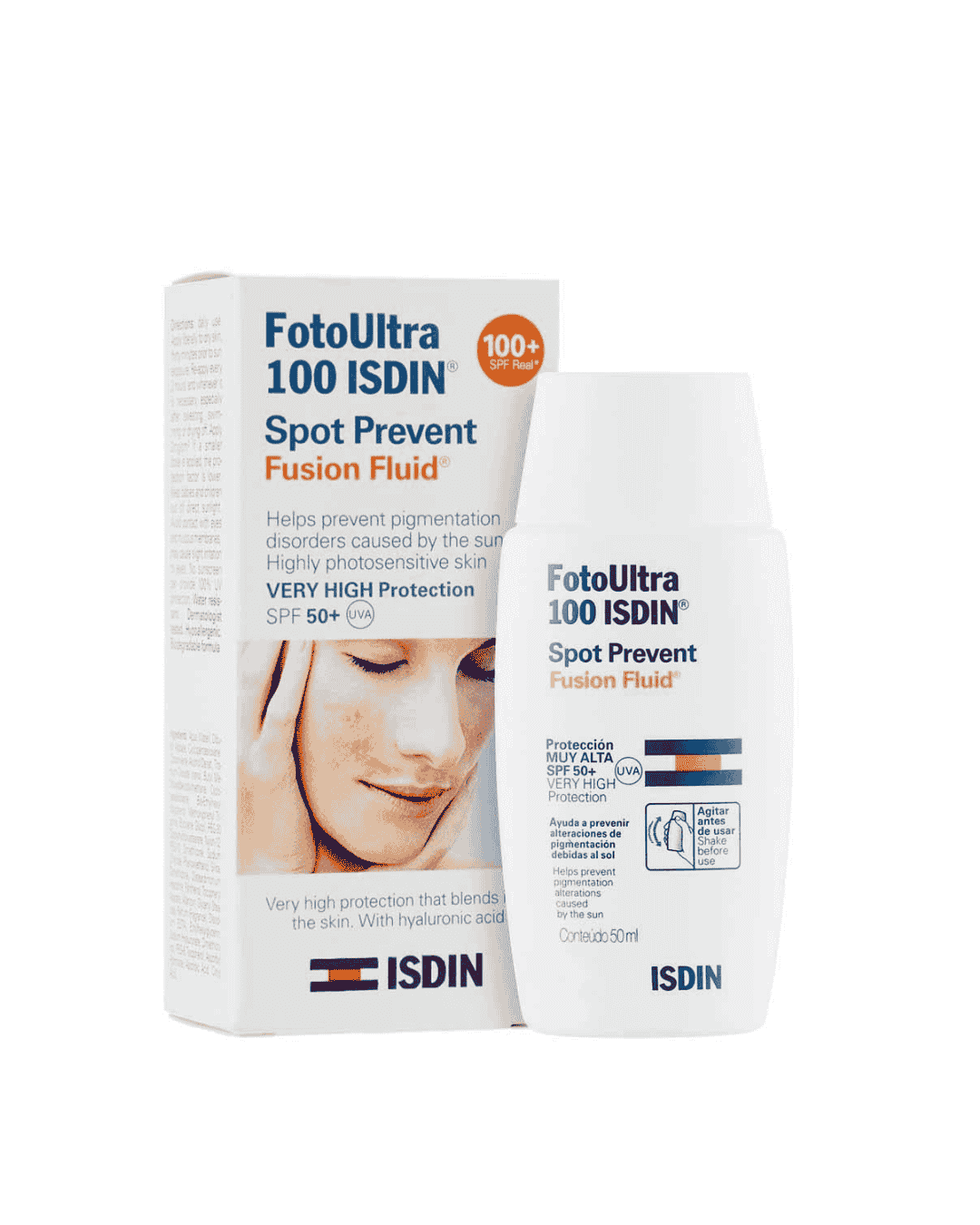 ISDIN FOTO ULTRA 100 spot prevent FUSION FLUID SPF 50+ 50ml