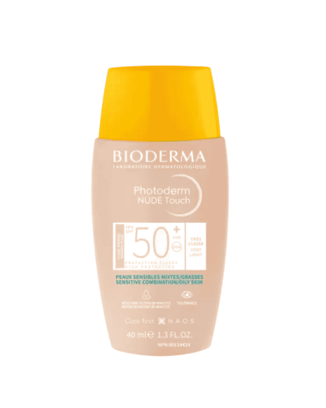 BIODERMA PHOTODERM NUDE TOUCH SPF50+ VERY LIGHT COLOR 40ML