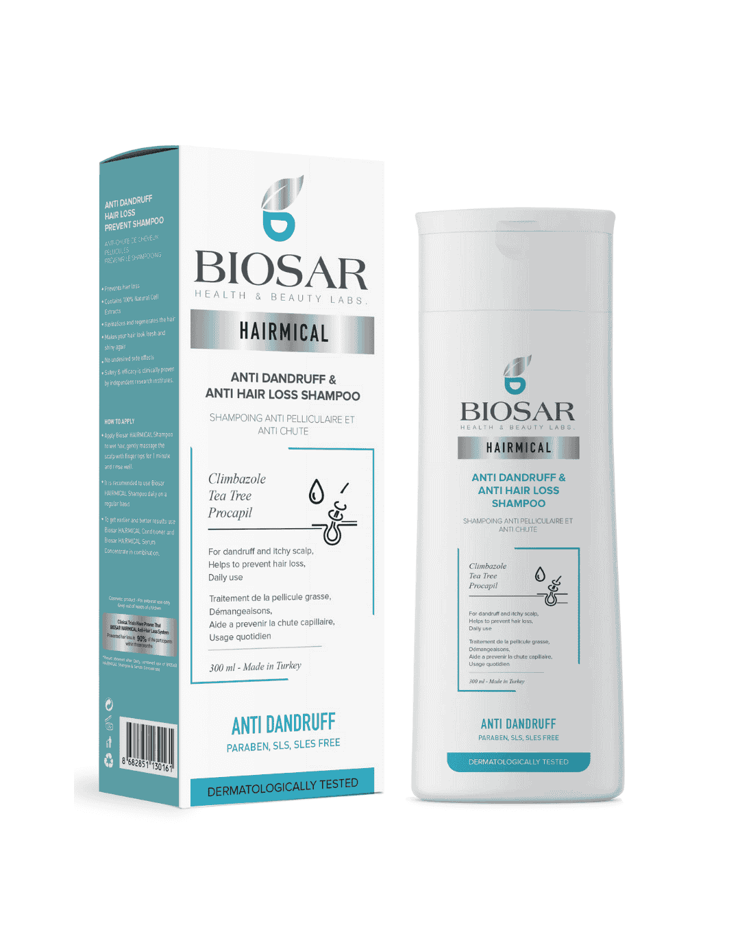 Biosar Anti-Dandruff & Anti-Hair Loss Shampoo