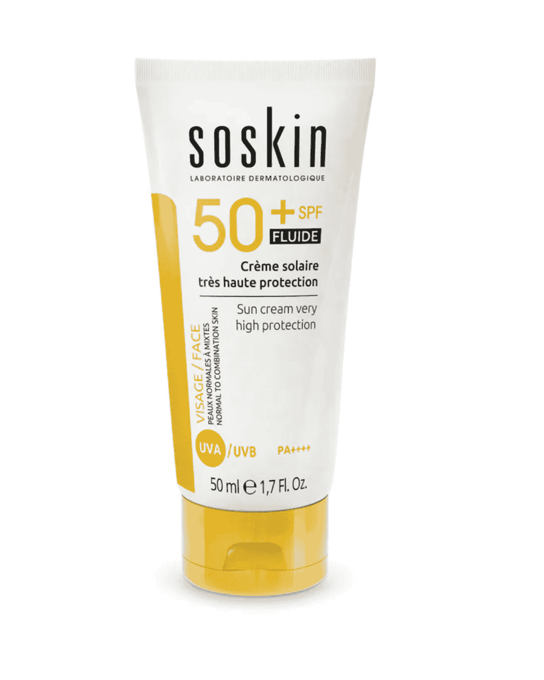 Soskin SPF50+ Sun cream very high protection fluid 50ml