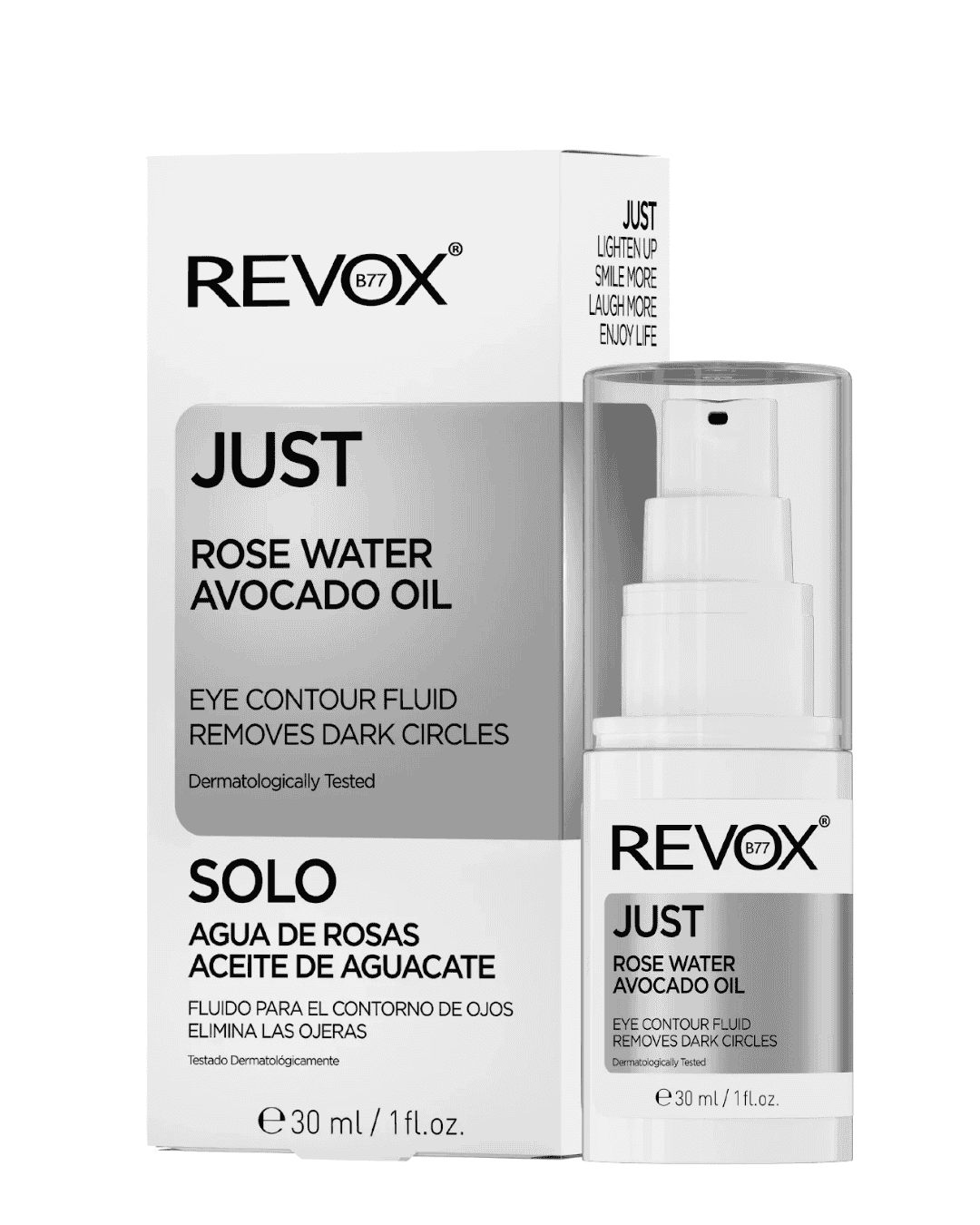REVOX B77 JUST ROSE WATER AVOCADO OIL EYE CARE FLUID, 30 ml