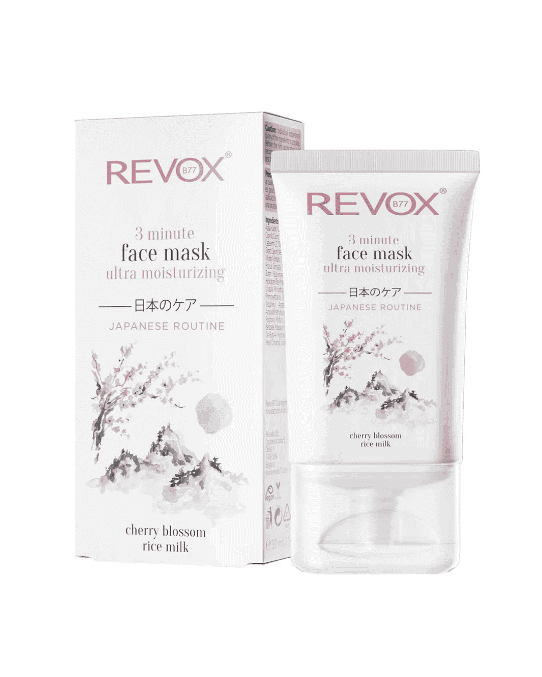 REVOX B77 JAPANESE RITUAL 3 MINUTE ULTRA MOISTURIZING FACE MASK, 30 ml