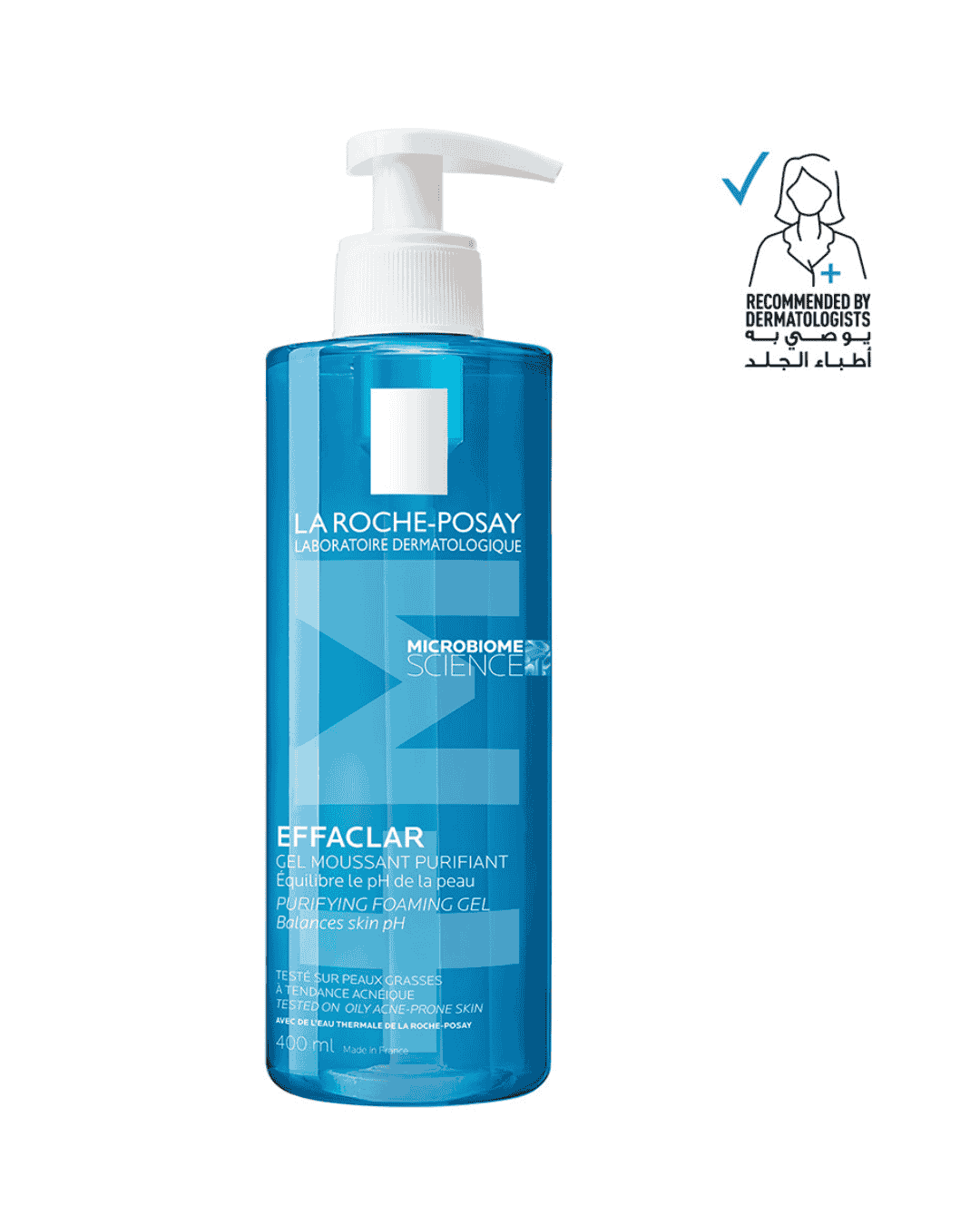 La Roche-Posay Effaclar Acne Foaming Cleansing Gel for Oily and Acne Prone Skin 400ml