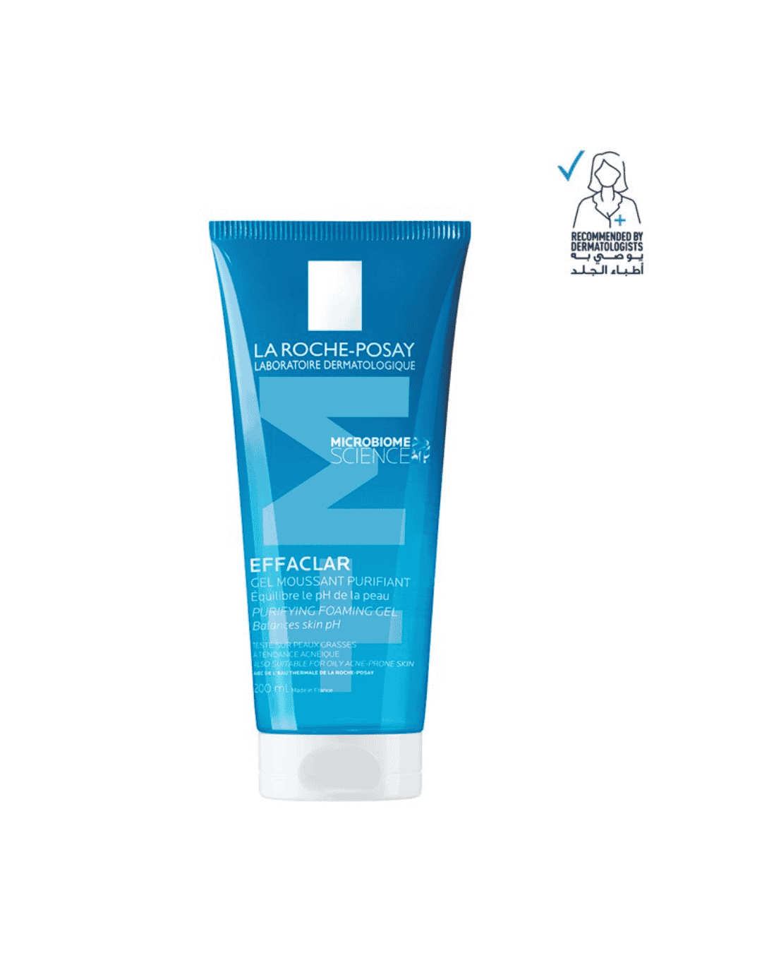 La Roche-Posay Effaclar Acne Foaming Cleansing Gel for Oily and Acne Prone Skin 200ml