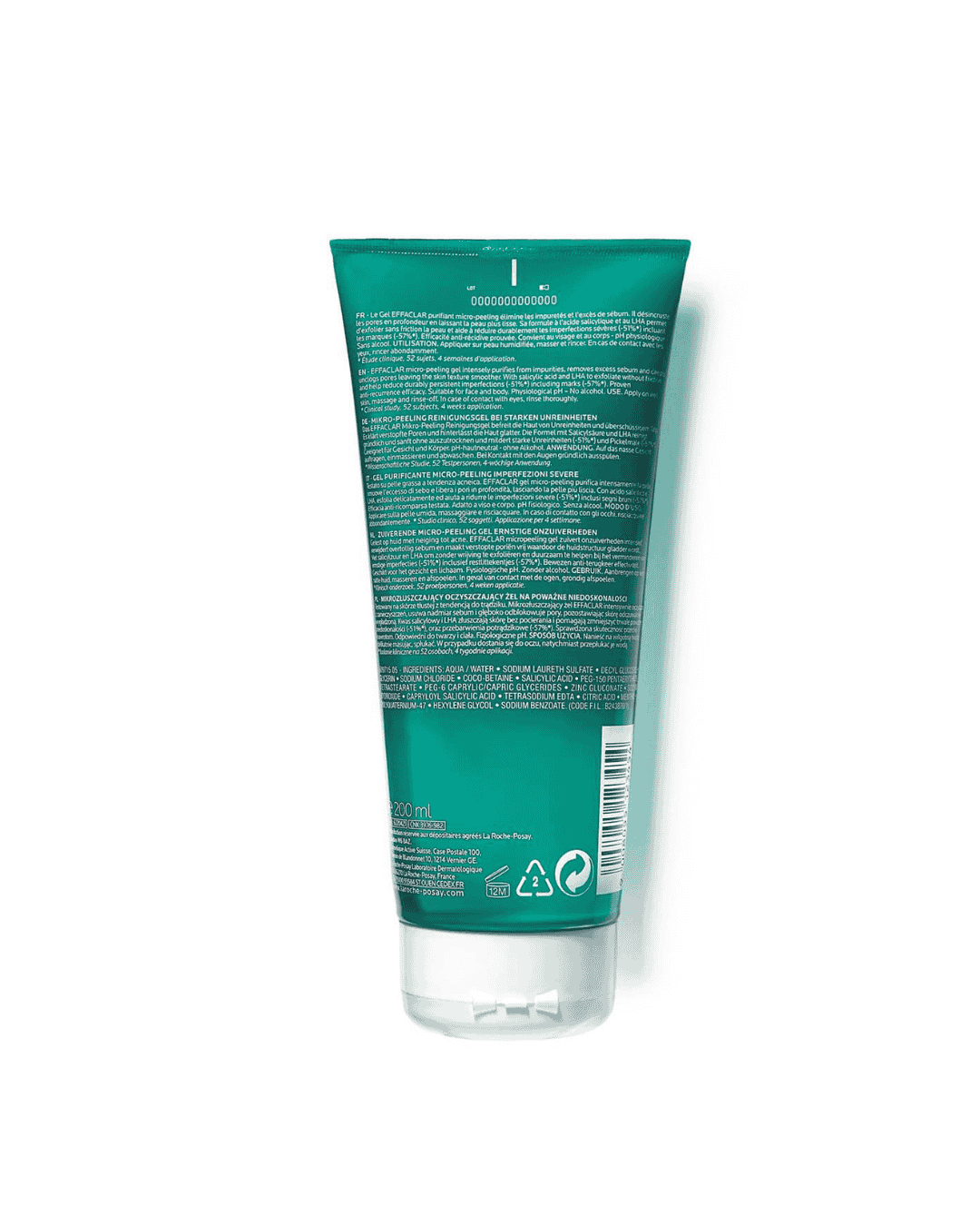 La Roche-Posay Effaclar Micropeeling Cleansing Gel with Salicylic Acid For Oily Skin 200ml